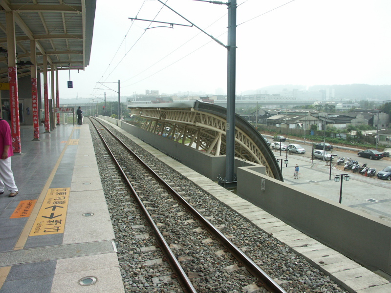 竹中站 往內灣的鐵路