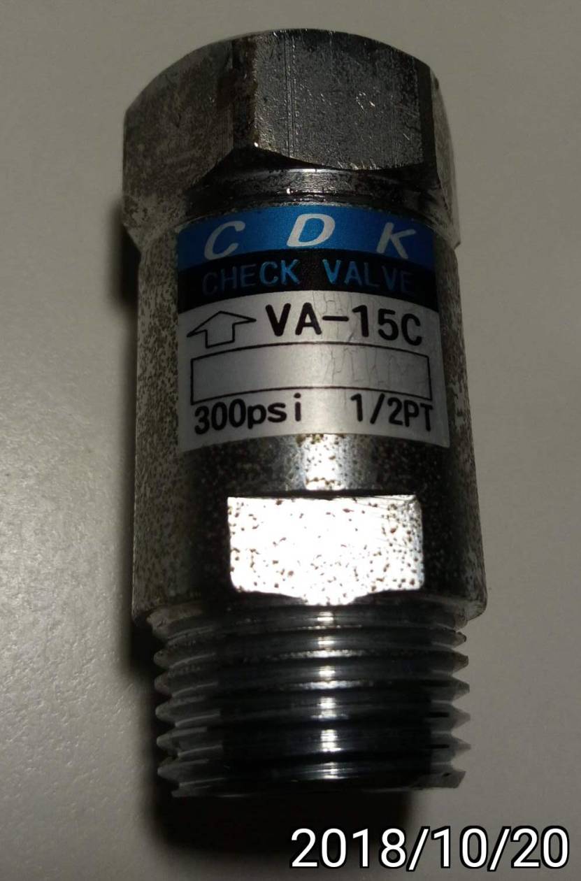 CDK VA-15C 熱水器 逆止閥 再生術